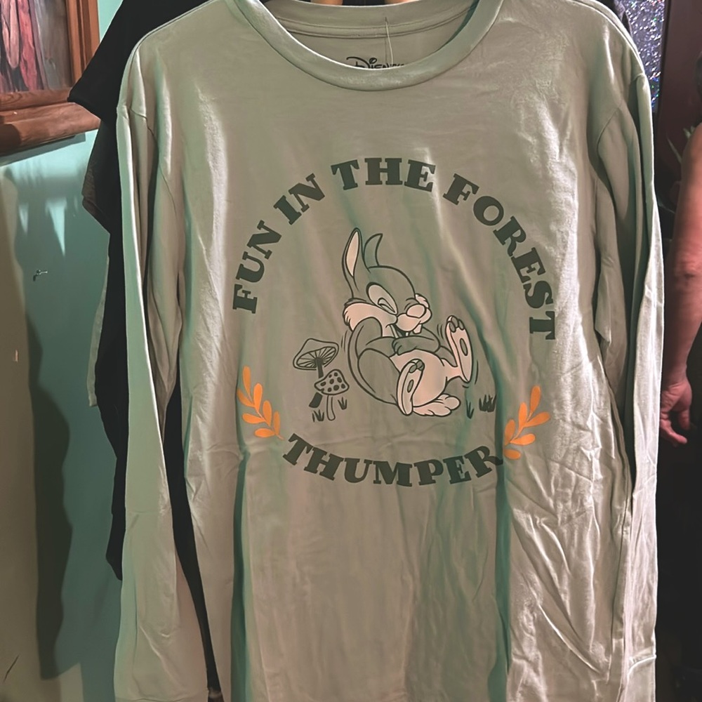 New Disney women long sleeve tshirt never worn .